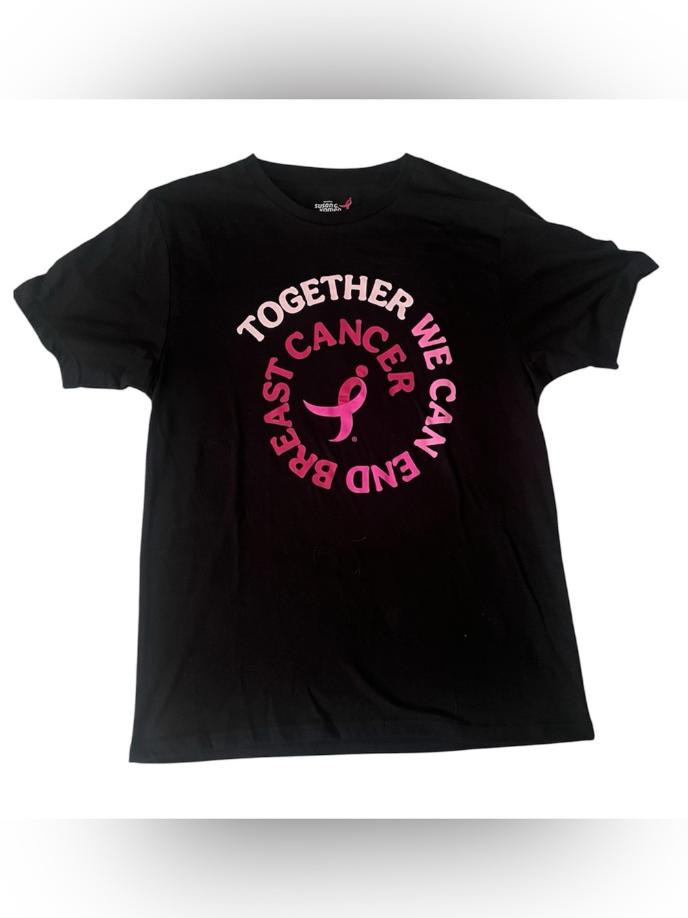 “Together we can end Breast Cancer”  Black Tee